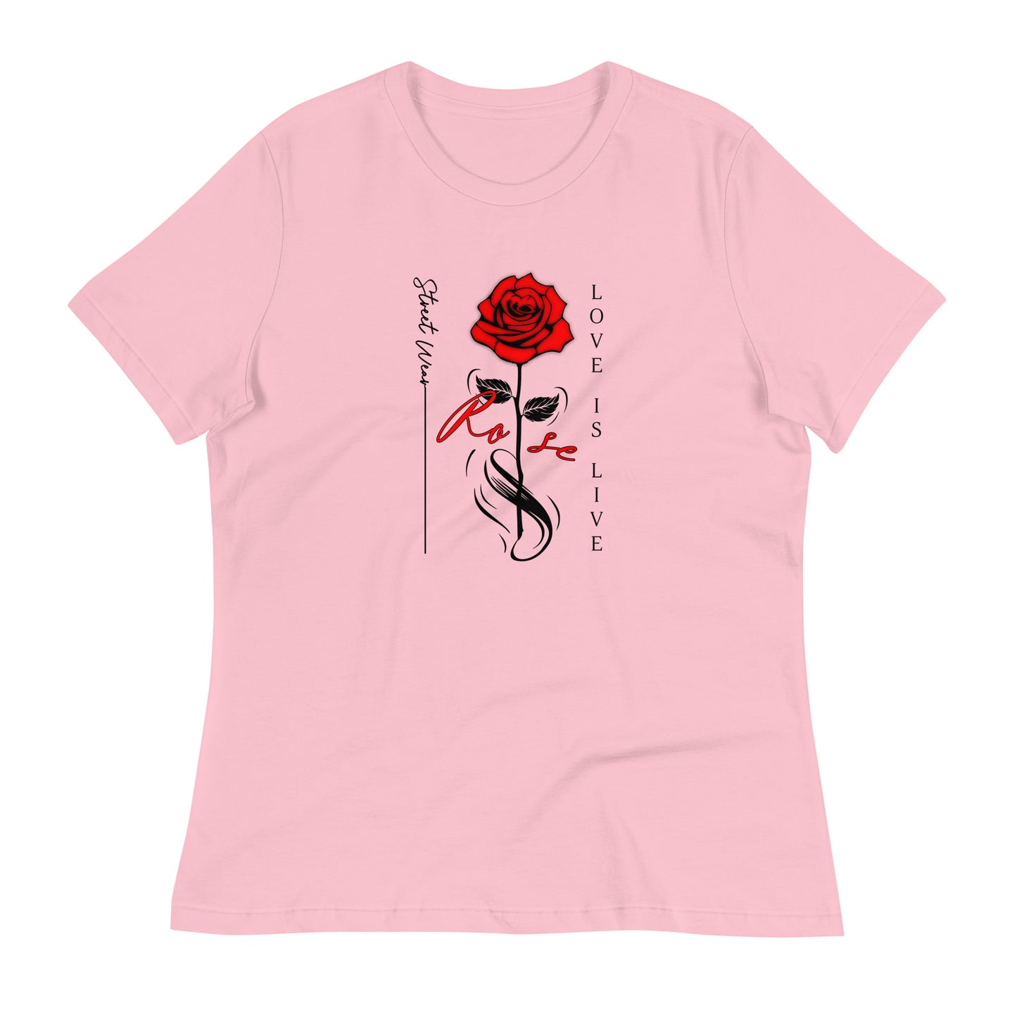 Rosen T-Shirt | Lockeres Damen-T-Shirt
