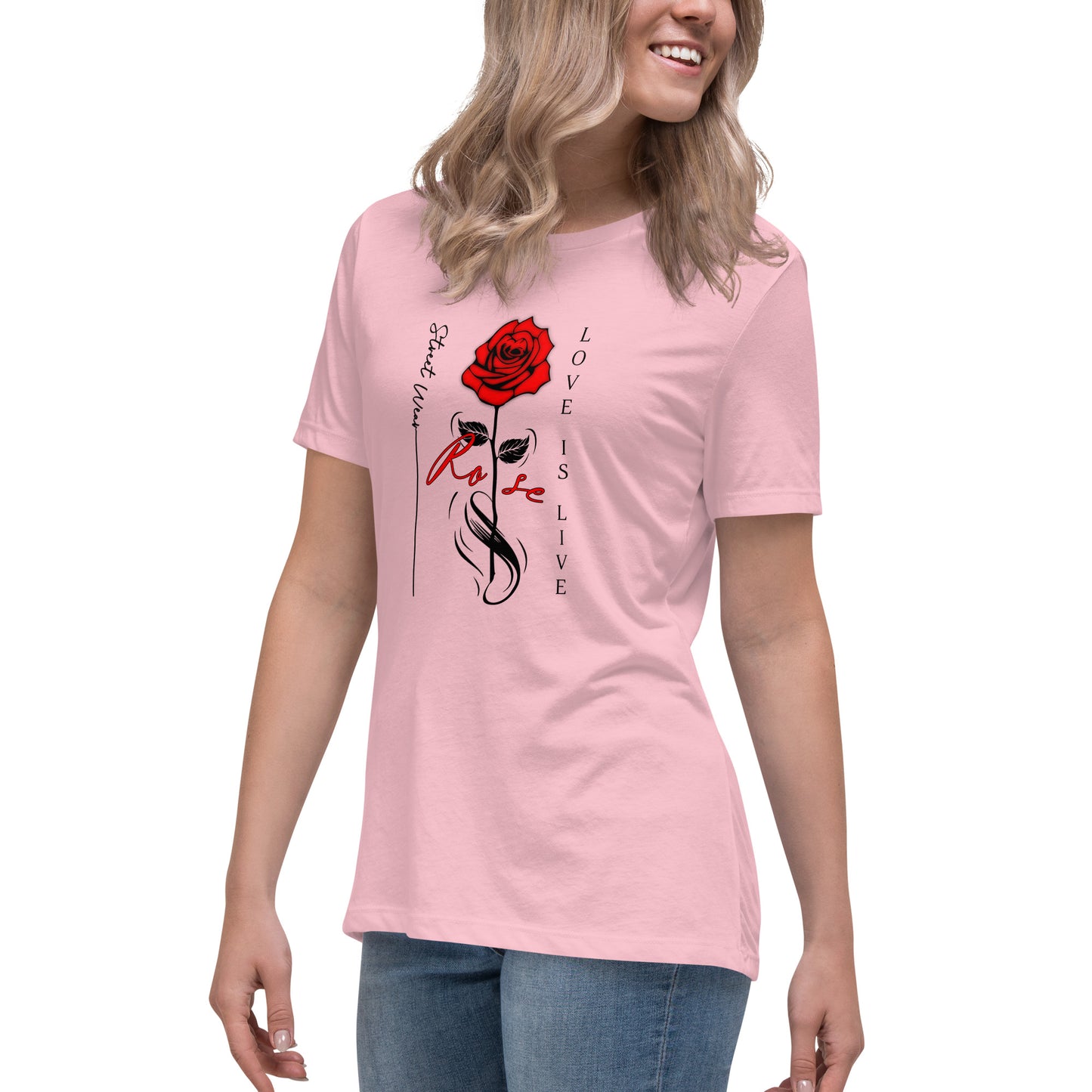 Rosen T-Shirt | Lockeres Damen-T-Shirt